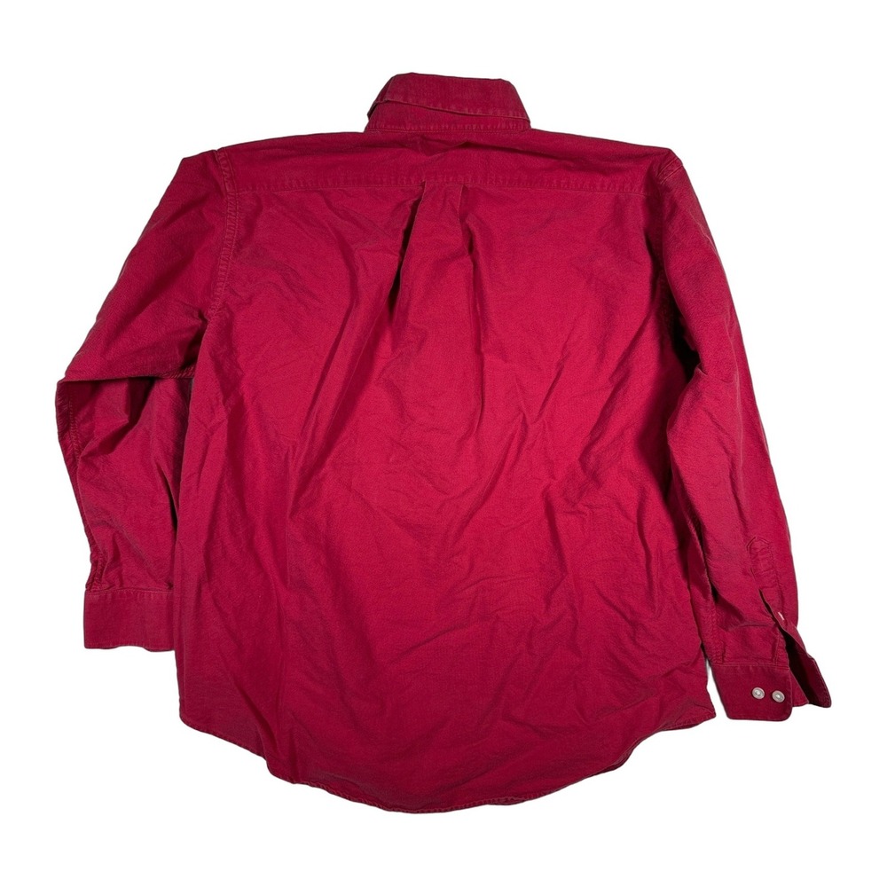 The Razorbacks Collection Mens Red Button Down Shirt Arkansas Razorbacks Large - Picture 2 of 8